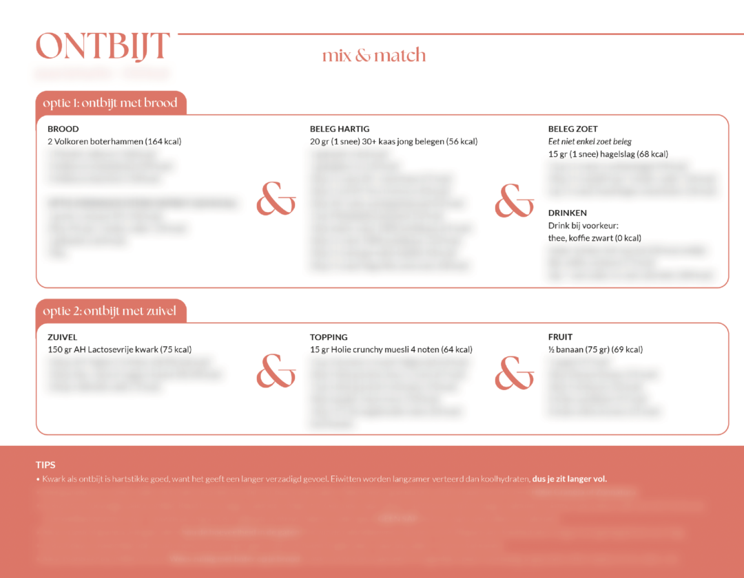 Gezond op Gewicht Voedingsplan (Klik hier voor inkijkexemplaar) - Afbeelding 4